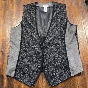 Chico’s boho lacy vest 2 L (12)